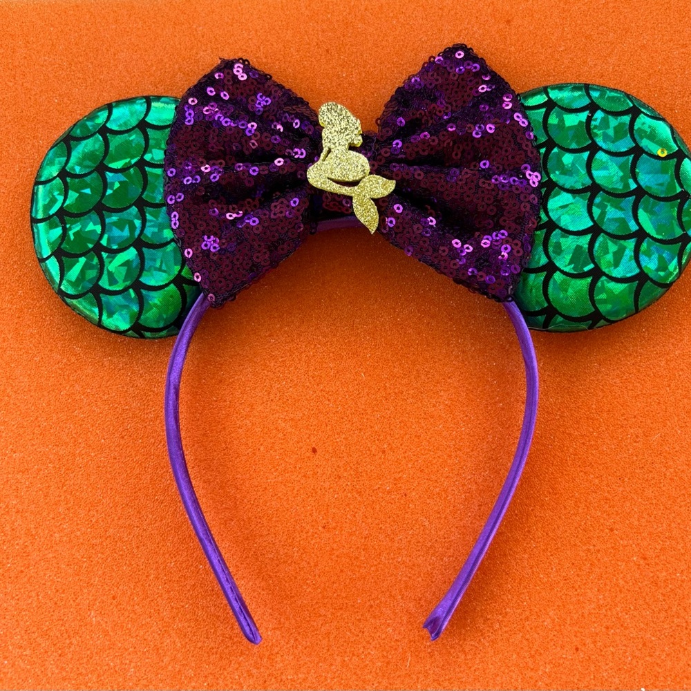 Little mermaid inspire Minnie/ Mickey ears
